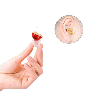 Mini CIC Invisible Hearing Aid - Sound Amplifier for Seniors - Battery A10, Audífonos - First Aid Deaf Machine