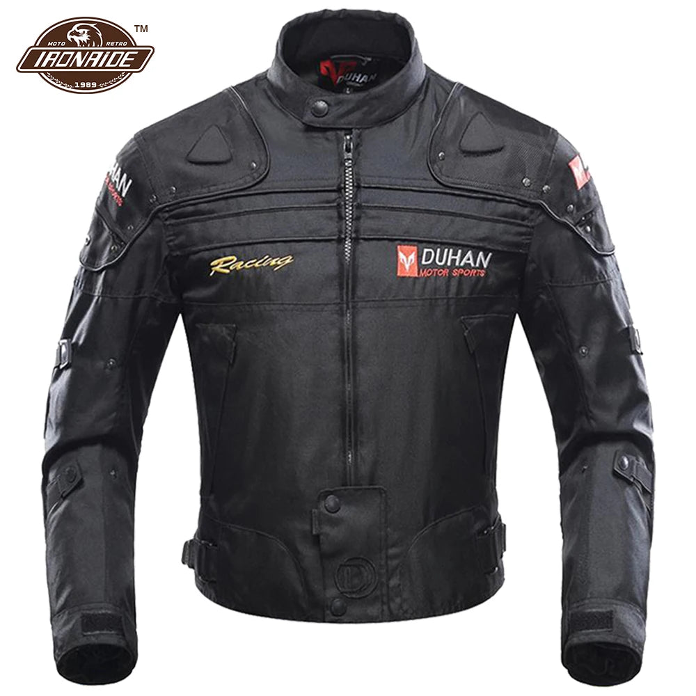 DUHAN Windproof Motocross Jacket & Pants for Men – Wear-Resistant Motorcycle Gear with Body Armor, Winter Moto Clothing