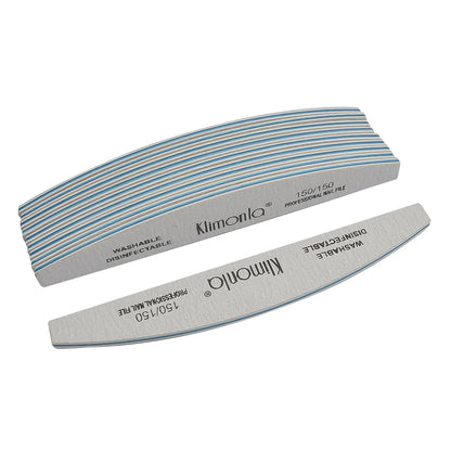 5/10PCS Professional Nail File Set - 100/180 Grit EVA Thickened Sandpaper Manicure Tools for Salon & Home Use
