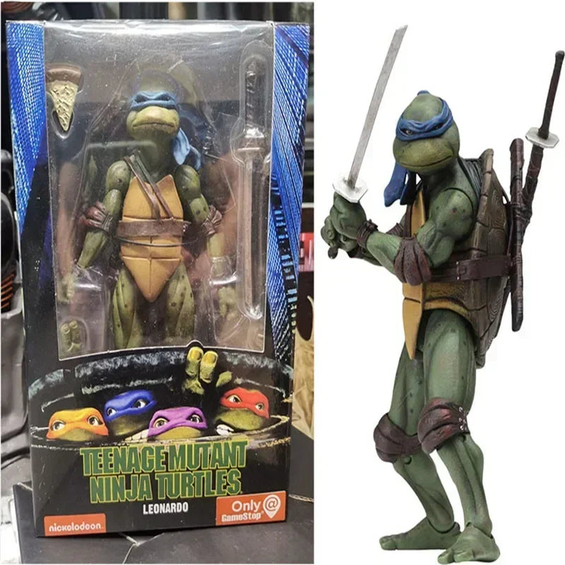 Ninja Turtle NECA 1990 Film Version Anime Figure – Limited Edition PVC Action Model Statue, Birthday Gift Ornament