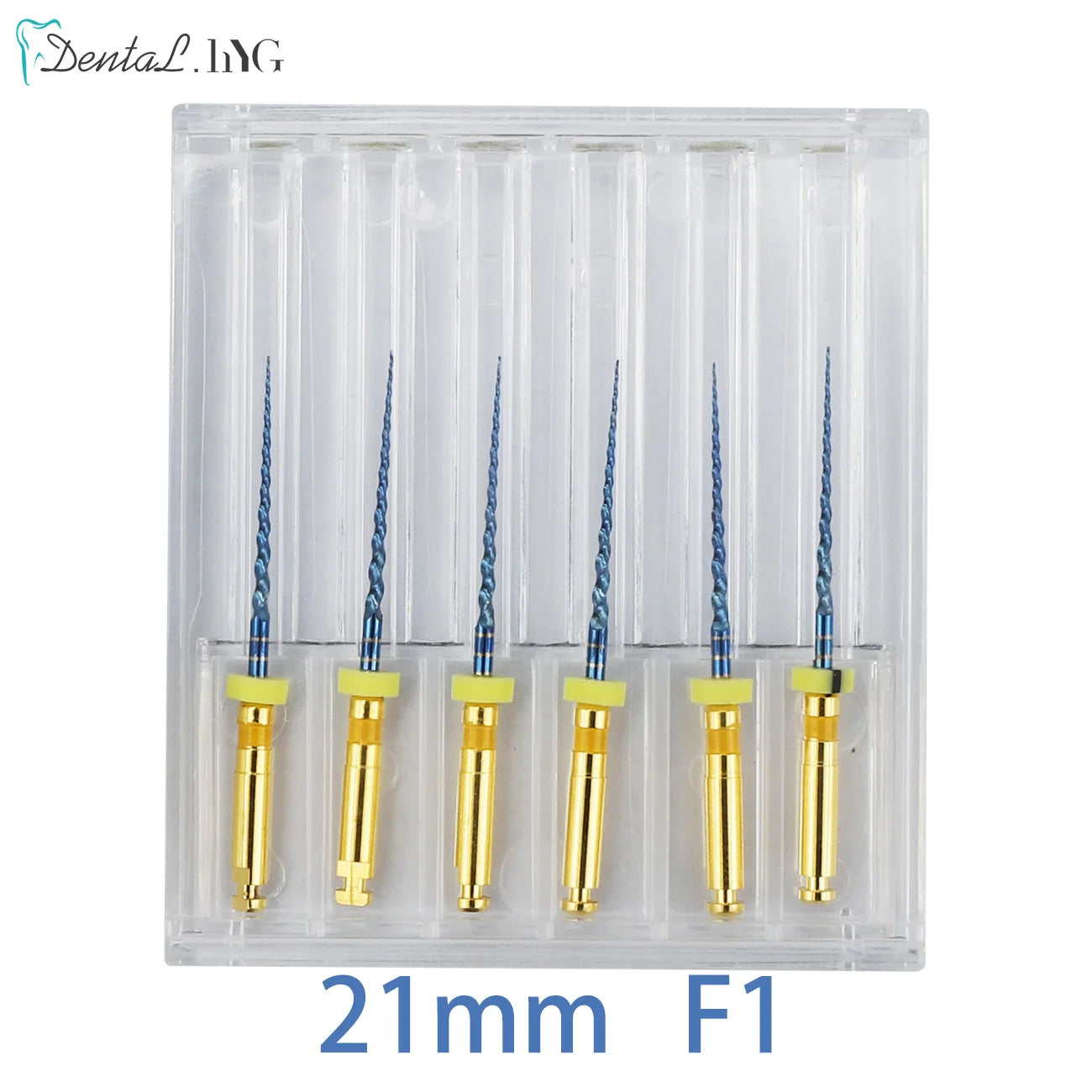 Dental SX-F3 Blue Nitinol Rotary Files – Endodontic Root Canal Engine Tool for Dentistry