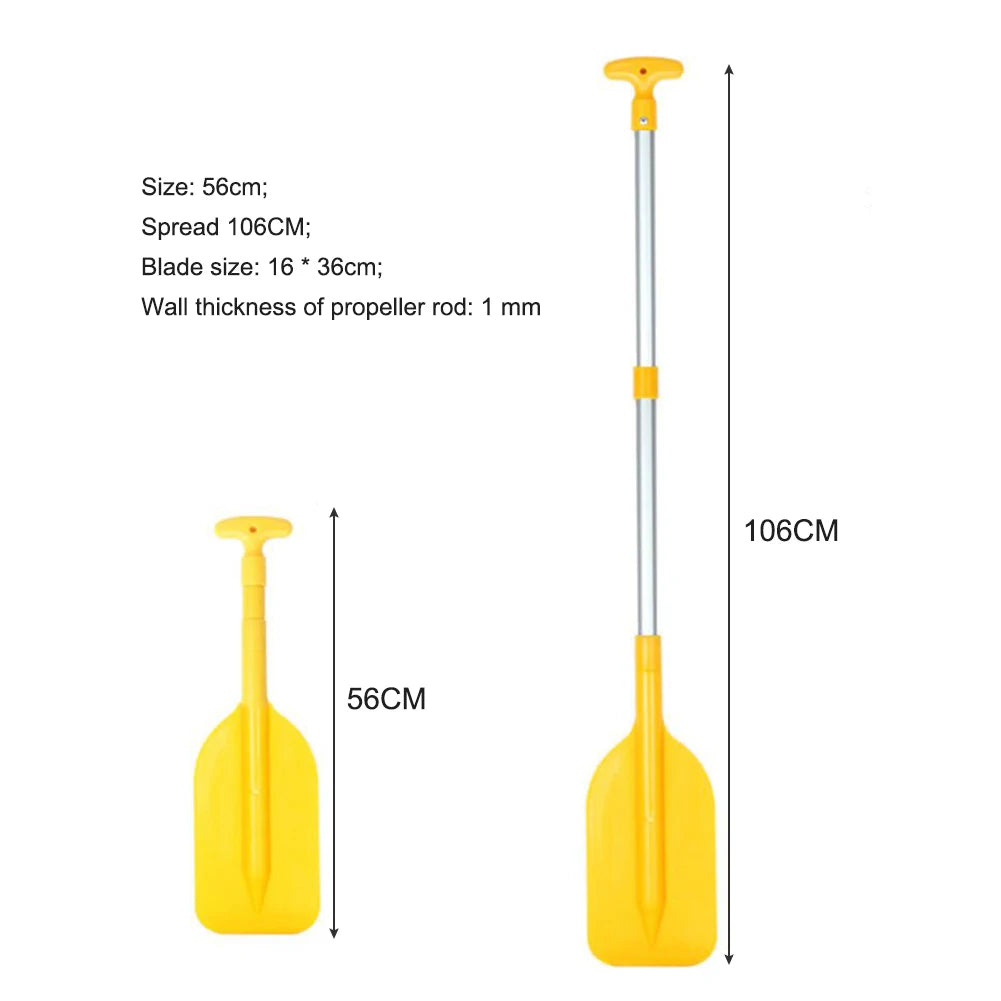 Retractable Float Boat Oar – Portable Aluminum Alloy Kayak Paddle for Inflatable Boating and Rafting Accessories