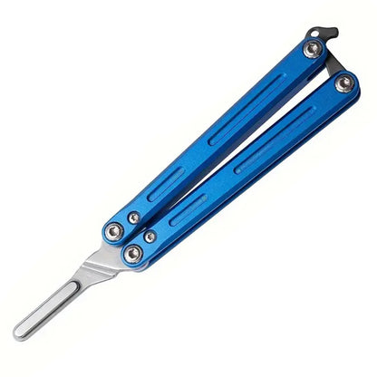 Foldable Butterfly Knife – Portable Stainless Steel Pocket Practice Knife for Outdoor Training
