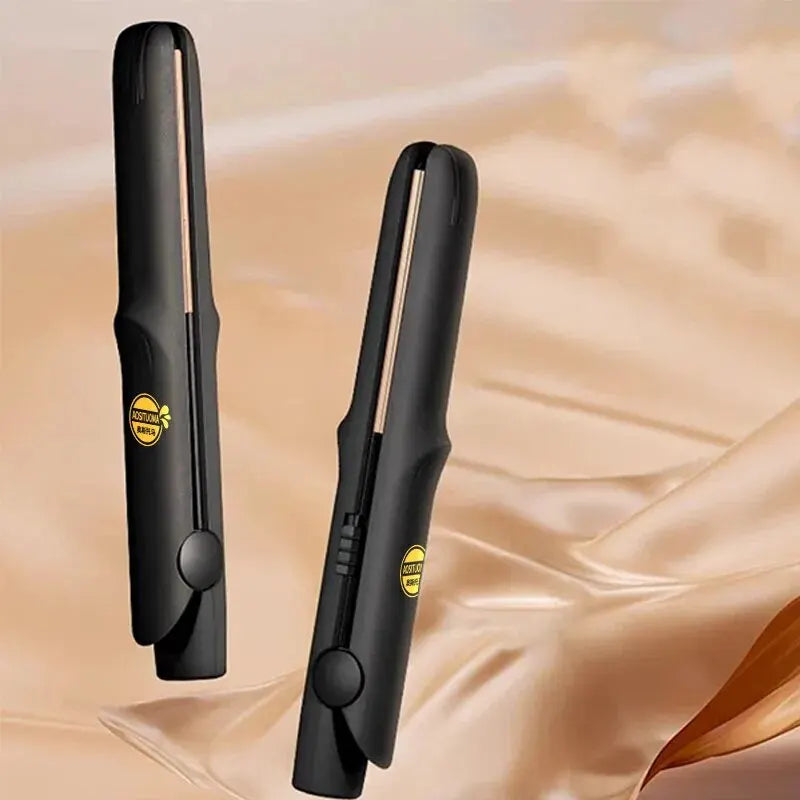 Mini Portable Hair Straightener Curling Rod - Bedroom Small Straight Board Splint for Curling - Small Bangs Styling Tool