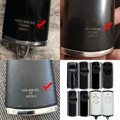 HORMANN 868MHz Remote Control – Compatible with HSE4, HSE2, HS5, HS4, HS1 Garage Door & Gate Openers