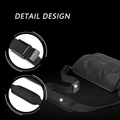 Waterproof Messenger Bag for Men – Multi-Function Anti-Theft Crossbody Sling Bag for Travel and Business