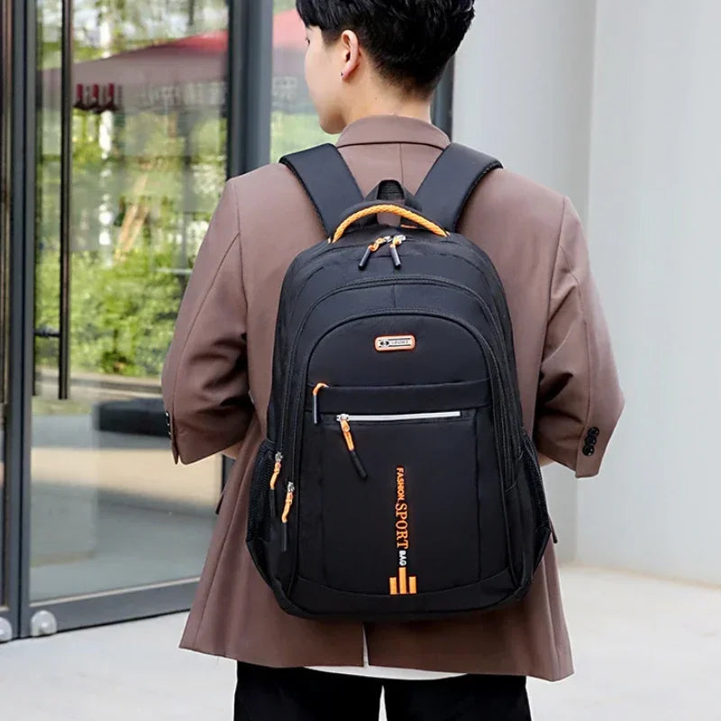 Men’s Oxford Waterproof Backpack – Business Laptop Rucksack for Travel, Work & High School Students