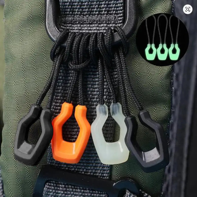 6/12PCS Zipper Pullers — Convenient Zipper Extensions for Jackets, Backpacks, Tents & Knapsack Accessories