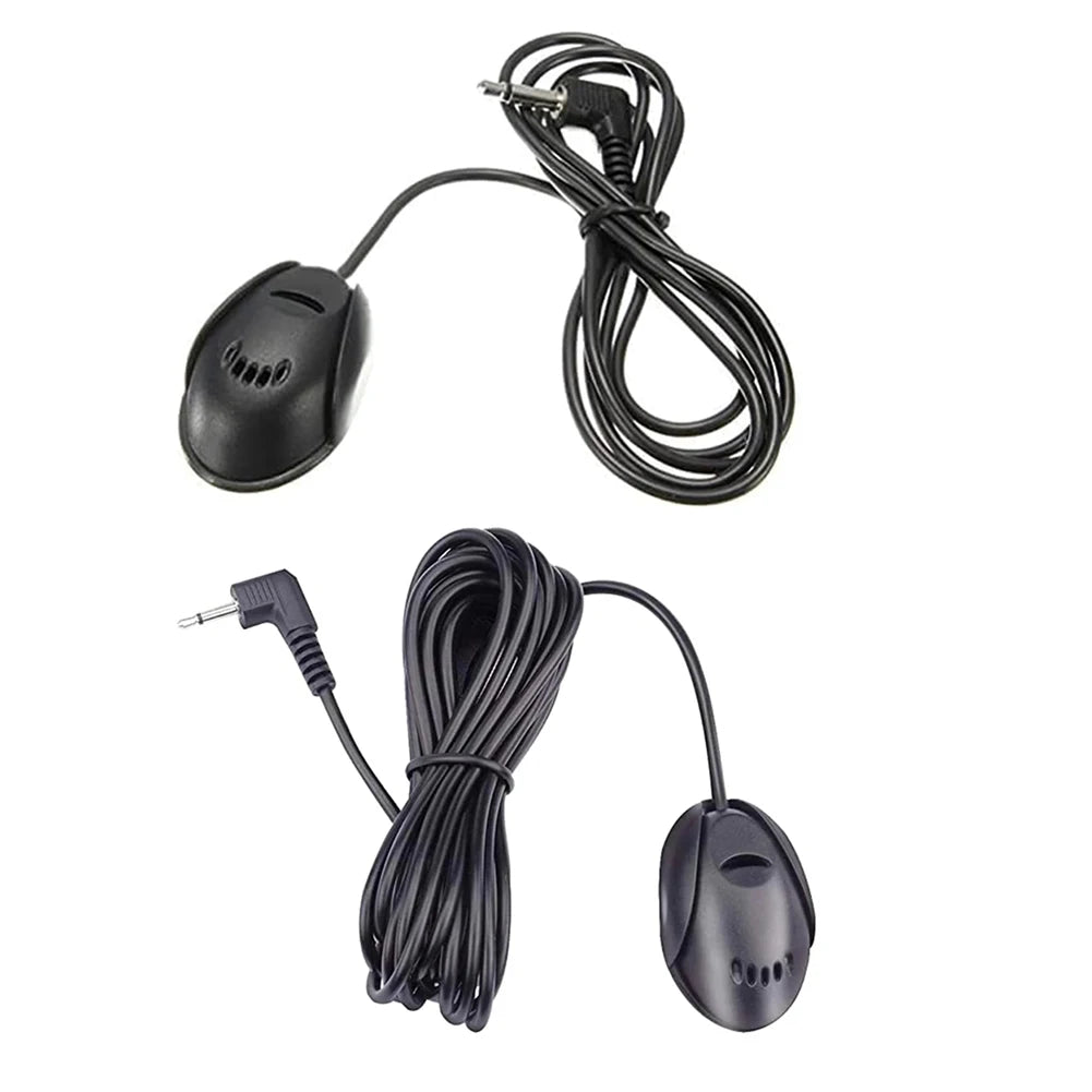 Portable Car Audio Microphone - 3.5mm External Mic with Noise Reduction for GPS, Bluetooth Car Stereo & Vehicle Systems