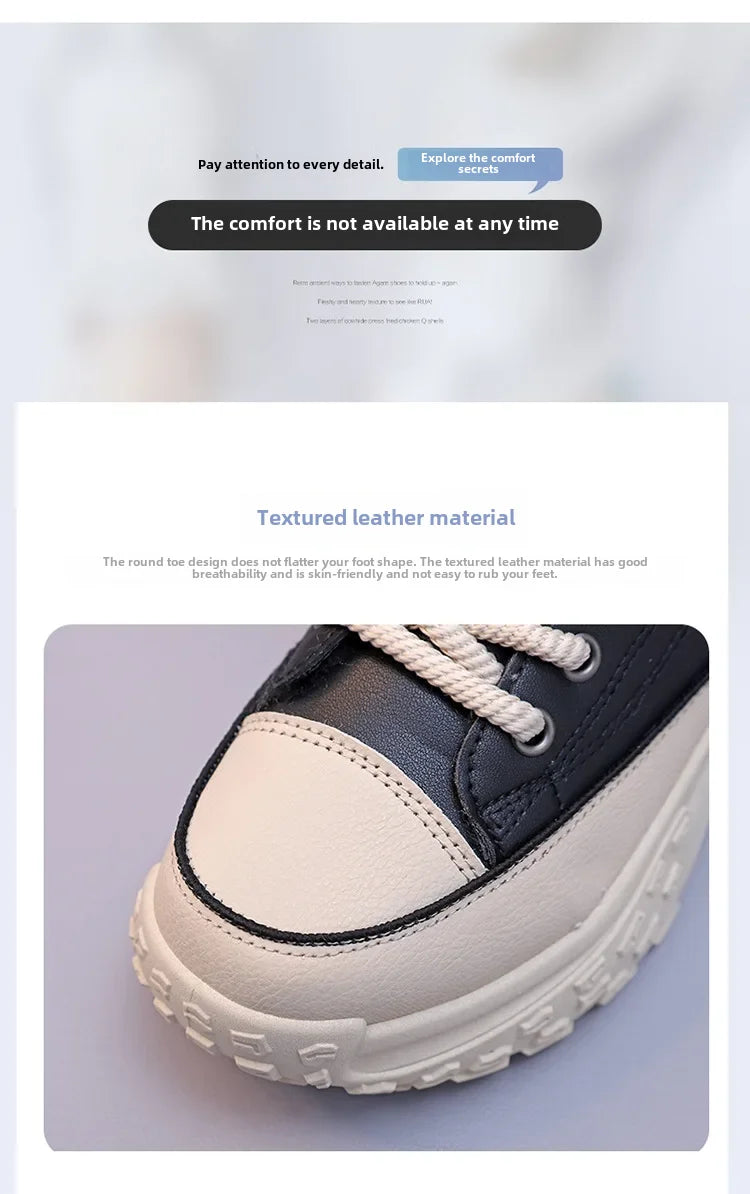 Women's Winter 2023 Flat Boots – Fleece-Lined High-Top Warm Cotton Shoes Hx-Q037
