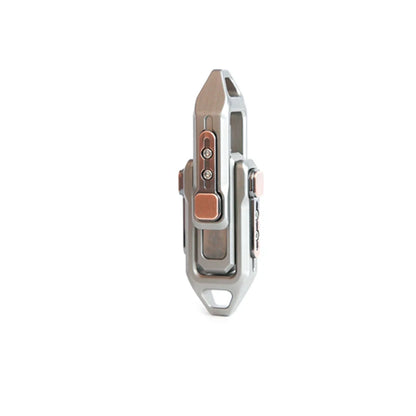 Stainless Steel Magnetic Push-Egg Fidget Toy - Metal Fingertip Gyroscope Stress Relief Gadget for Adults