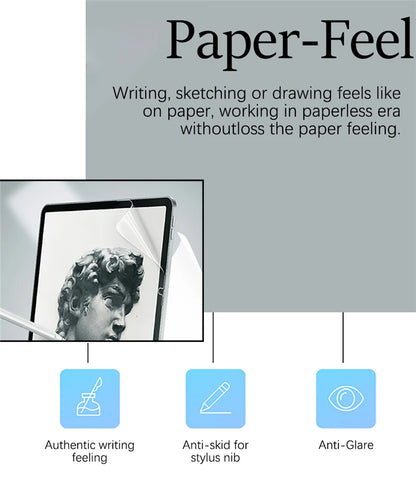 Paper-Feel Screen Protector for Xiaomi Pad 7 Pro 11.2 & Pad 6/6S Pro 12.4 – Matte Anti-Glare Film (Non-Glass)