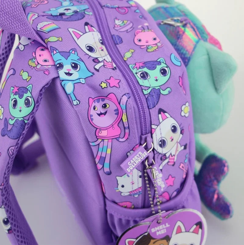 Genuine Gabby’s Dollhouse Cartoon School Bag — Anime Kawaii Backpack, Large Capacity Student Bag, Perfect Birthday Gift