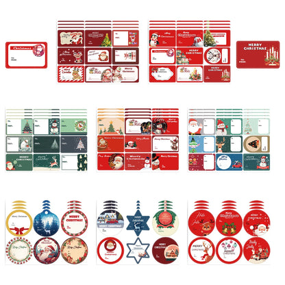 8-Piece Christmas Snowman Puzzle Stickers – Cartoon Face-Making Waterproof Craft Decals for Holiday Party