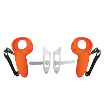 Silicone Protective Controller Case Cover for Meta Quest 3/3S – Battery Replacement Opening & Knuckle Strap, VR Accessory