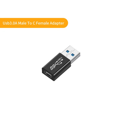 USB-C to USB 2.0 Adapter – Type-C Male to Female Converter for Phones, PCs & Laptops
