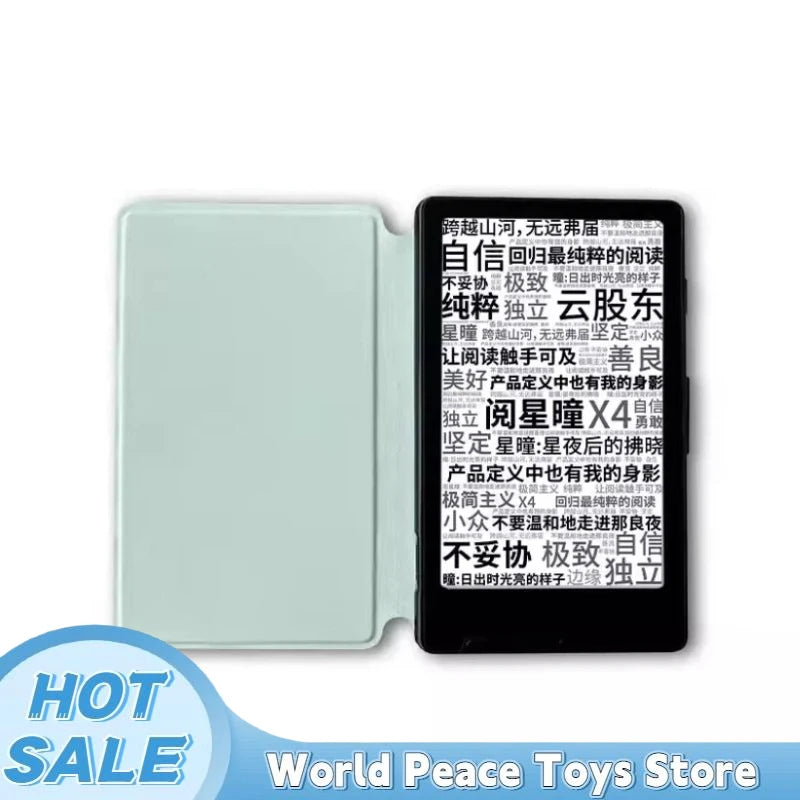 XTEINK X4 4.3" E-Ink Reader Magnetic Protective Case – Anti-Fouling & Anti-Drop E-Paper Cover Funda