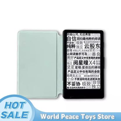 XTEINK X4 4.3" E-Ink Reader Magnetic Protective Case – Anti-Fouling & Anti-Drop E-Paper Cover Funda