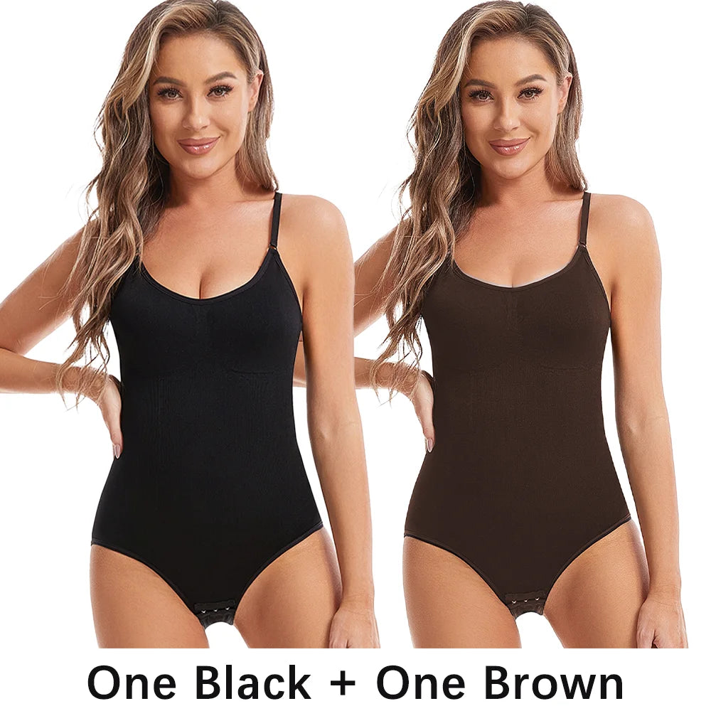 Women Seamless Shapewear Bodysuit - Sexy Slimming Butt Lifter Open Crotch Body Shaper for a Smooth Fit