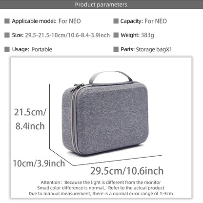 DJI NEO Portable Storage Bag — Shoulder & Handheld Travel Carrying Case for DJI NEO Drone Accessories