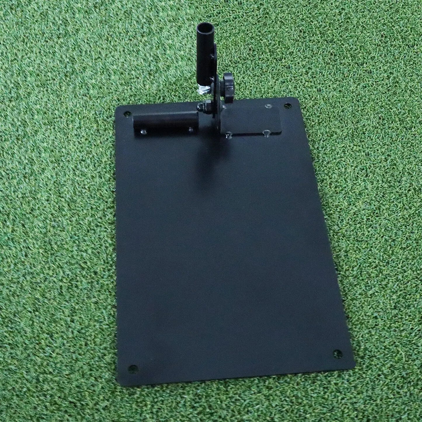 Golf Alignment Stick Holder – Swing Practice Plate & Plane Trainer with Alignment Stick Base for Training Aid