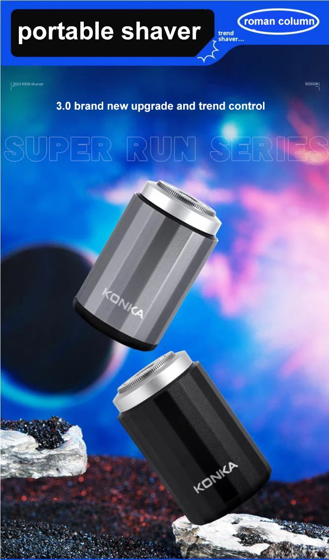 2024 New Type-C Rechargeable Mini Electric Shaver – Waterproof, High-Speed, Long-Endurance Wet & Dry Shaving Device