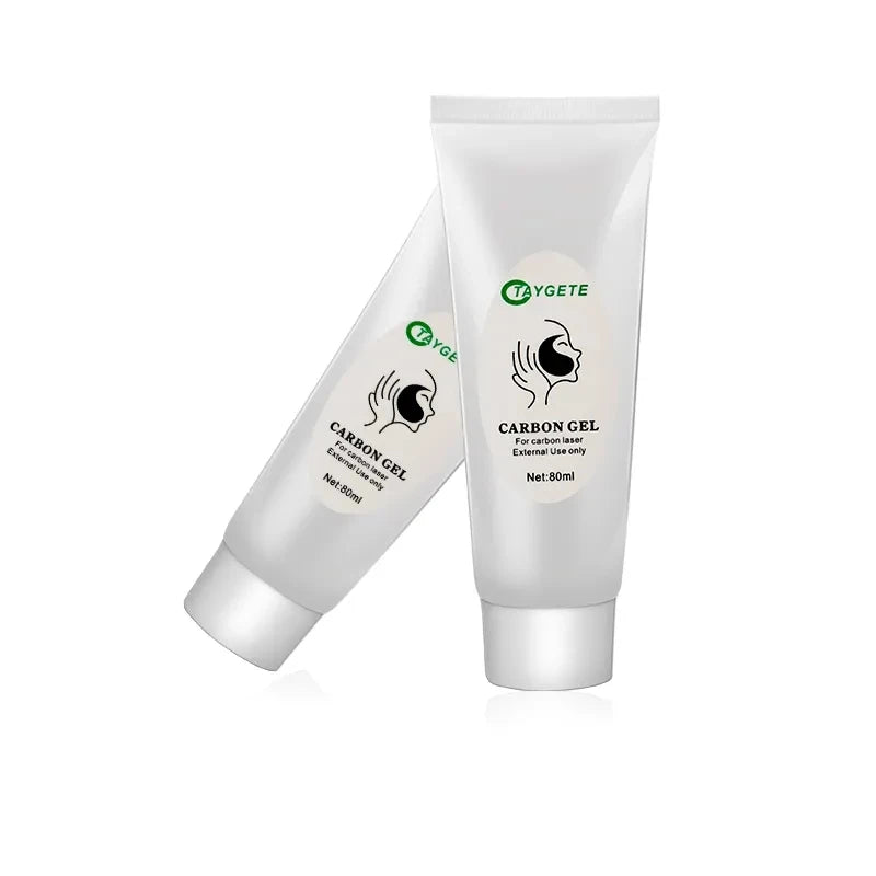 2/5Pcs Black Gel Carbon Mask for ND YAG Laser – Skin Whitening, Deep Cleansing & Facial Rejuvenation Cream
