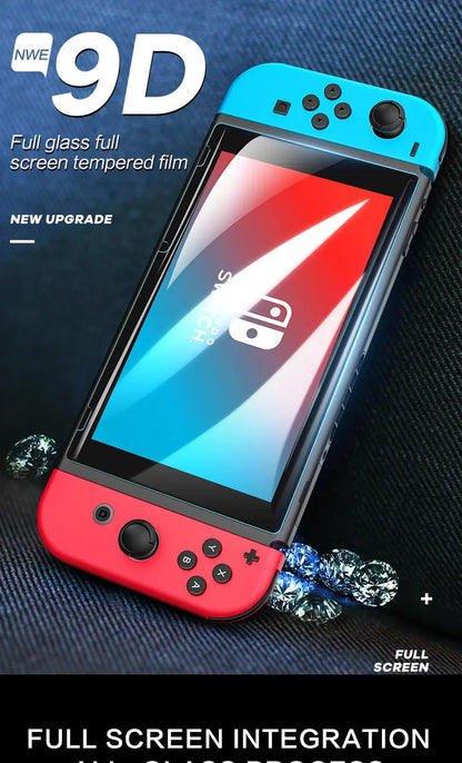 SmartDevil HD Tempered Glass Screen Protector – Full Cover for Nintendo Switch, Switch Lite & OLED