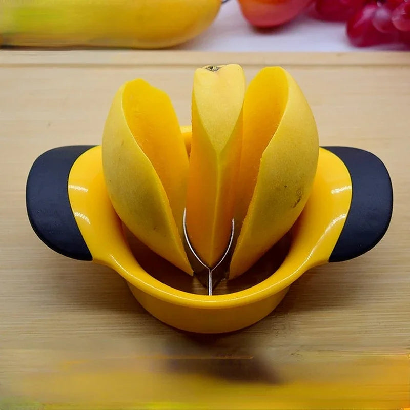 Multifunction Mango Cutter and Corer - Efficient Fruit Slicer, Pitter, and Watermelon Peeler, Essential Kitchen Tool for Quick and Easy Food Preparation