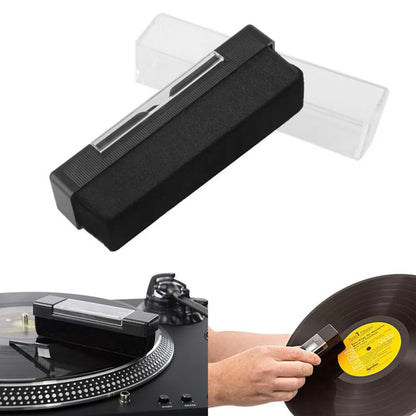 Anti-Static Vinyl Record Cleaning Kit - 1 Set Dust Remover Brush for Phonograph Turntable LP Records