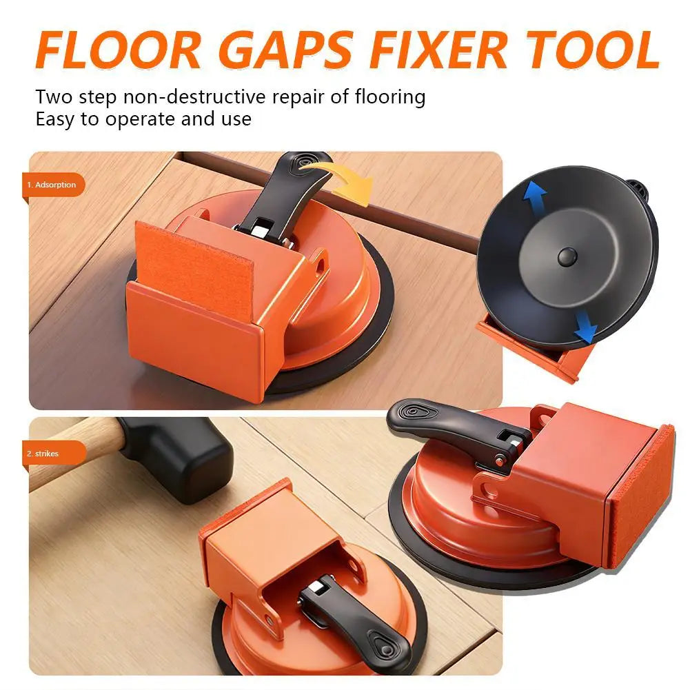 Floor Gap Repair Tool with Suction Cup - Professional Floor Seamless Joint Installation Tool for Wood, Laminate & Vinyl Flooring