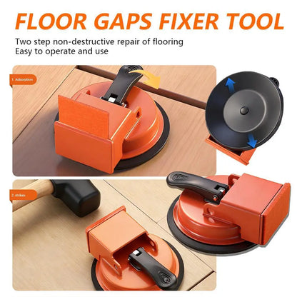 Floor Gap Repair Tool with Suction Cup - Professional Floor Seamless Joint Installation Tool for Wood, Laminate & Vinyl Flooring