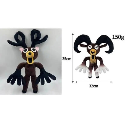 2026 New 99 Nights in the Forest Plush – Brown Elk, White Owl Stuffed Dolls & Pillows for Kids’ Gifts