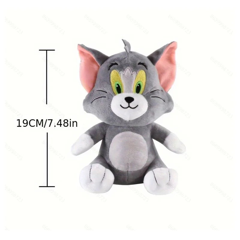 Anime Tom & Jerry Plush Toy — Cute Cat & Mouse Stuffed Animal Doll for Kids Gift, Free Shipping