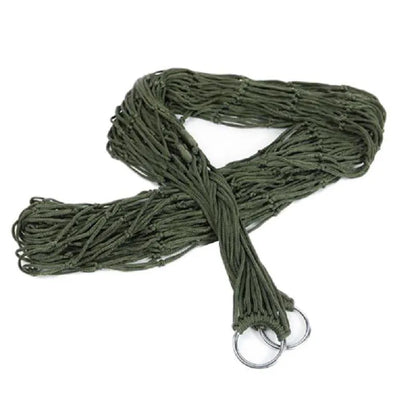 Outdoor Nylon Rope Mesh Hammock - Sleeping Net Bed with Rope for Relaxing Outdoors
