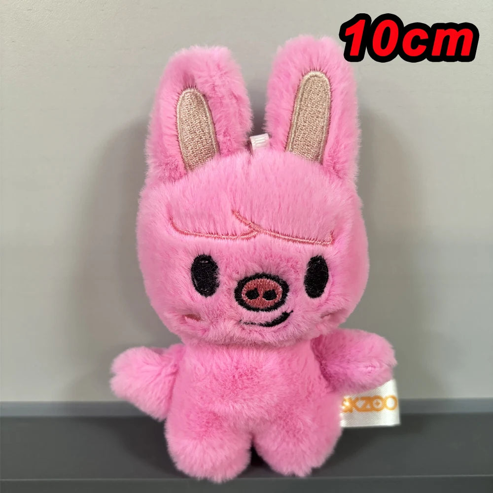 310style Skzoo Plush Pencil Case – Kawaii Kpop Stray Wolf Stuffed Animal Toy, Cartoon Plush Doll for Kids Gift