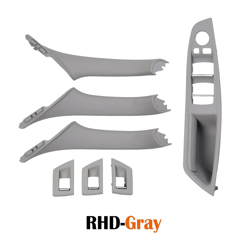 LHD/RHD Car Interior Door Armrest Handle Set | Beige, Black, Brown, Oyster for BMW 5 Series F10 F11 523i-530i