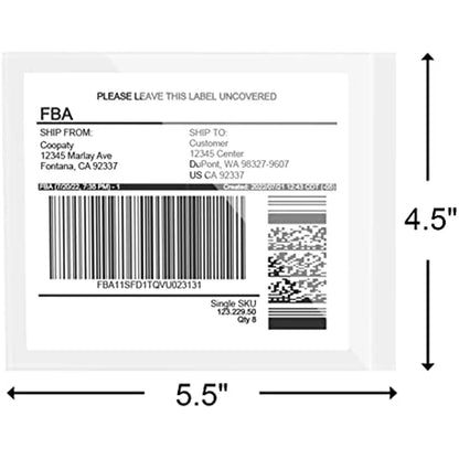 30PCS Packing List Pouches - Clear Self-Adhesive Top Loading Packing Slip Envelopes, OPP Packing List Bags