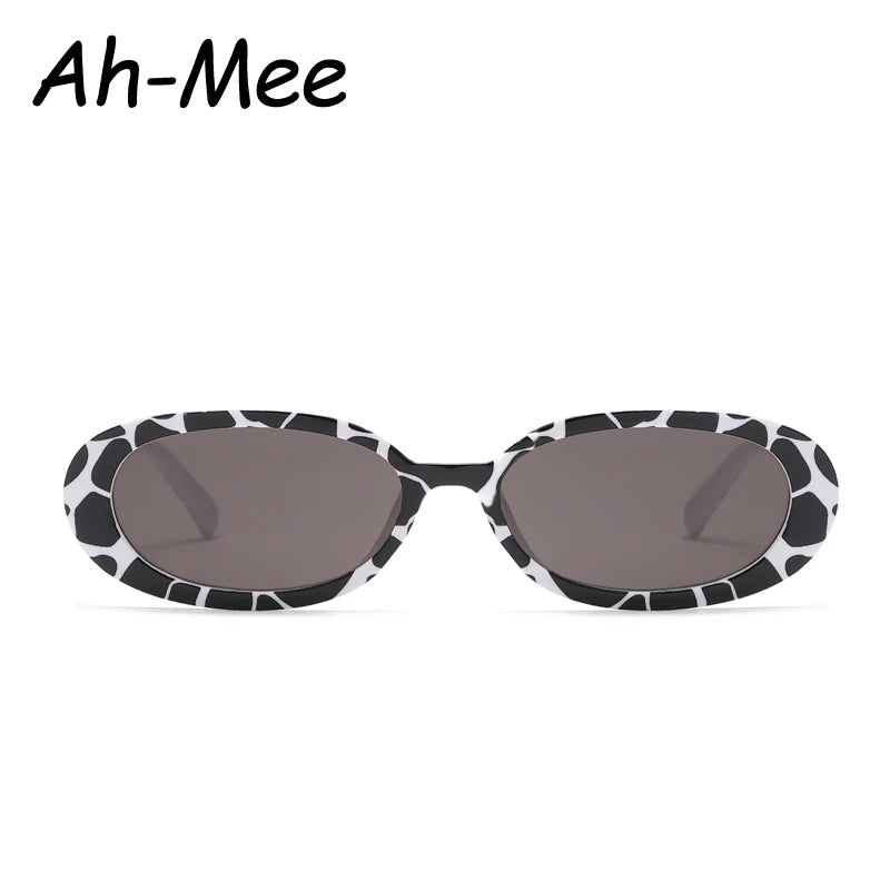 Small Frame Oval Anti-Light Glasses - Classic Plastic Decorative Eyewear for Hiking, Driving & Outdoor Travel