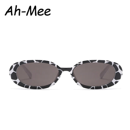 Small Frame Oval Anti-Light Glasses - Classic Plastic Decorative Eyewear for Hiking, Driving & Outdoor Travel