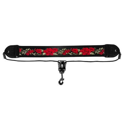 Saxophone Neck Strap - Adjustable Leather Universal Fit for Soprano, Alto, Tenor Sax with Secure Closed Hooks