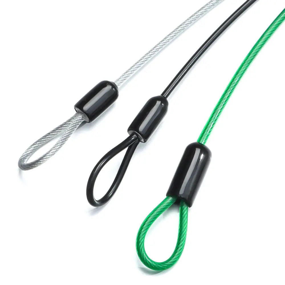 Strong Steel Bicycle Lock Cable 0.5/1/2M – Anti-Theft Cycling Safety Wire Lock for MTB & Road Bikes, Durable Bike Security Rope Accessory