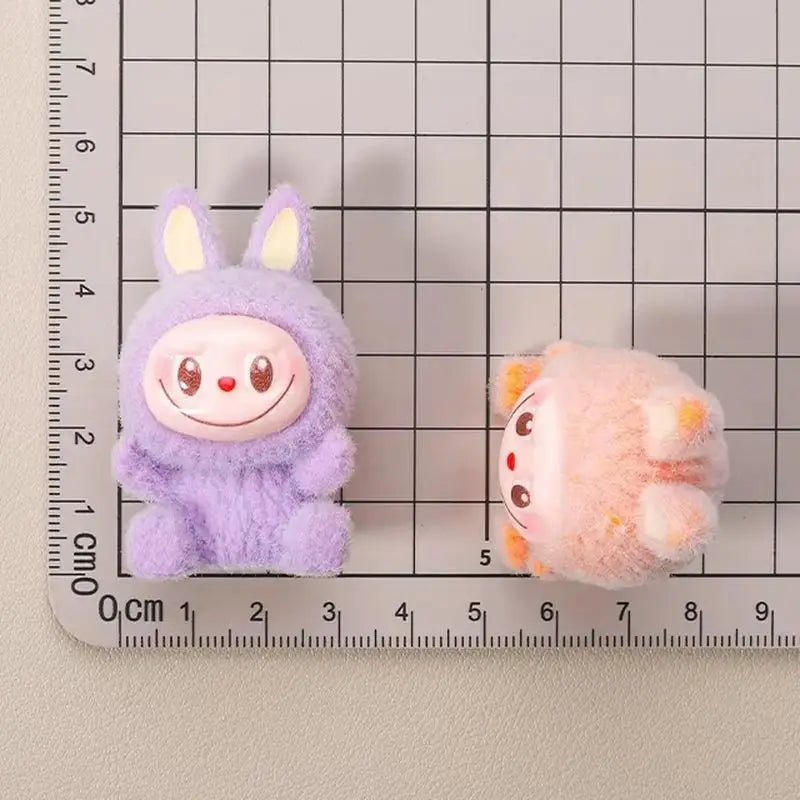 Labubu Macaron Mini Doll Blind Box – Handmade Candy Color Desktop Ornament, Exquisite Mystery Gift