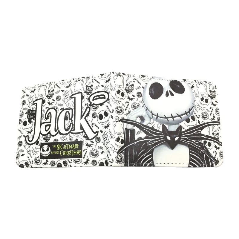 The Nightmare Before Christmas PU Leather Wallet — Credit Card Holder Purse with Coin Pocket, New Arrival