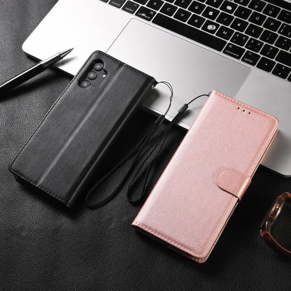 Samsung Galaxy Leather Flip Wallet Case - Protective Cover with Card Holder