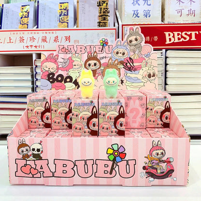 Cartoon Labubu Resin Plush Blind Box Pendant – Cute Backpack & Desktop Accessory for Kids