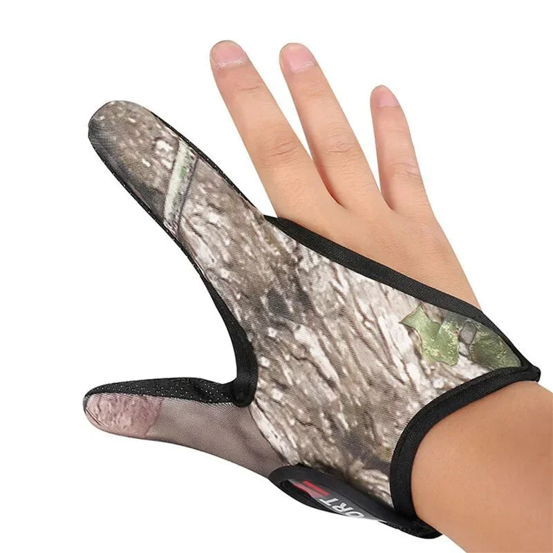 2-Finger Fishing Gloves – Breathable, Anti-Slip, and Cut-Resistant Gloves for Carp and Outdoor Fishing