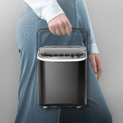 110V/220V Electric Ice Maker – Portable Automatic Bullet & Round Ice Cube Machine, Professional Use