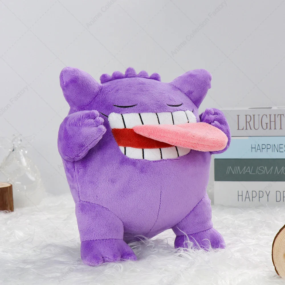New Gengar Plush Toy – Soft Pokemon Stuffed Animal Doll, Cute Cartoon Christmas Gift