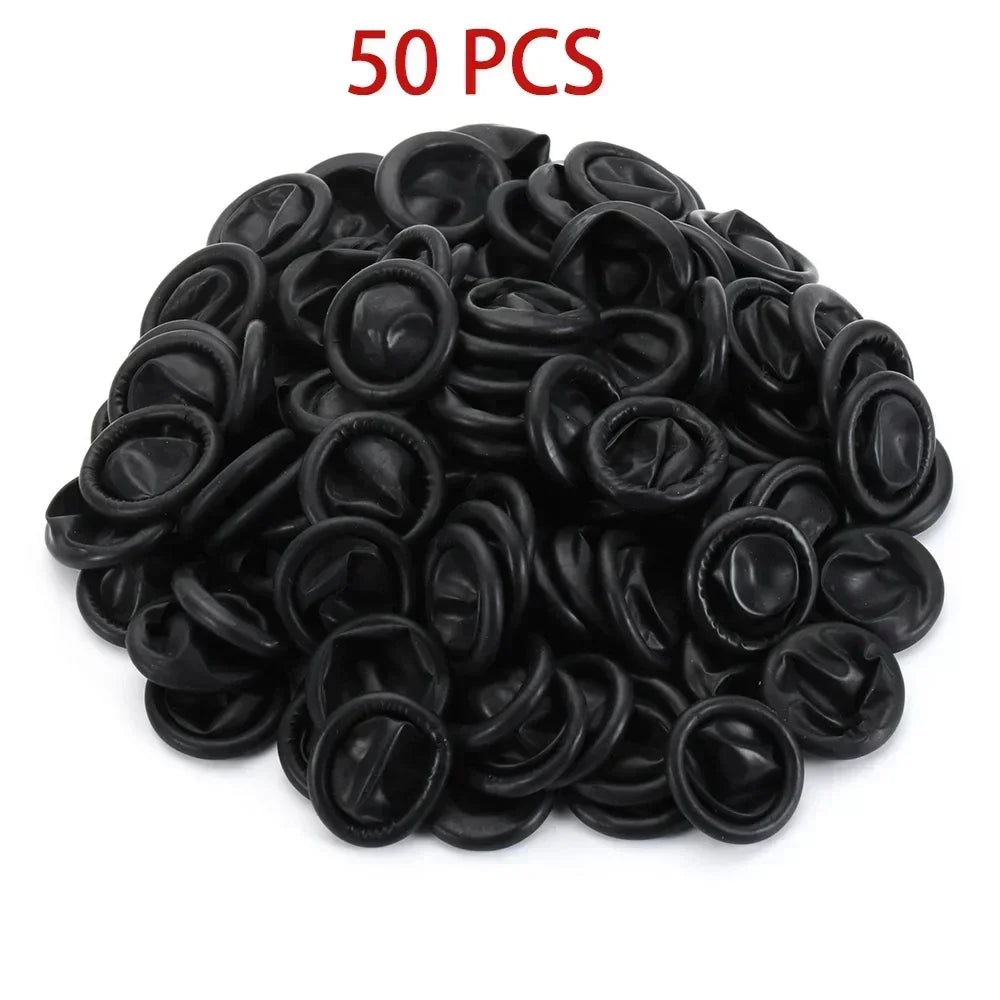 Latex Finger Cots 30/50/100PCS – Anti-Static Non-Slip Fingertip Protectors for Watch Repair, Electronics & Precision Work